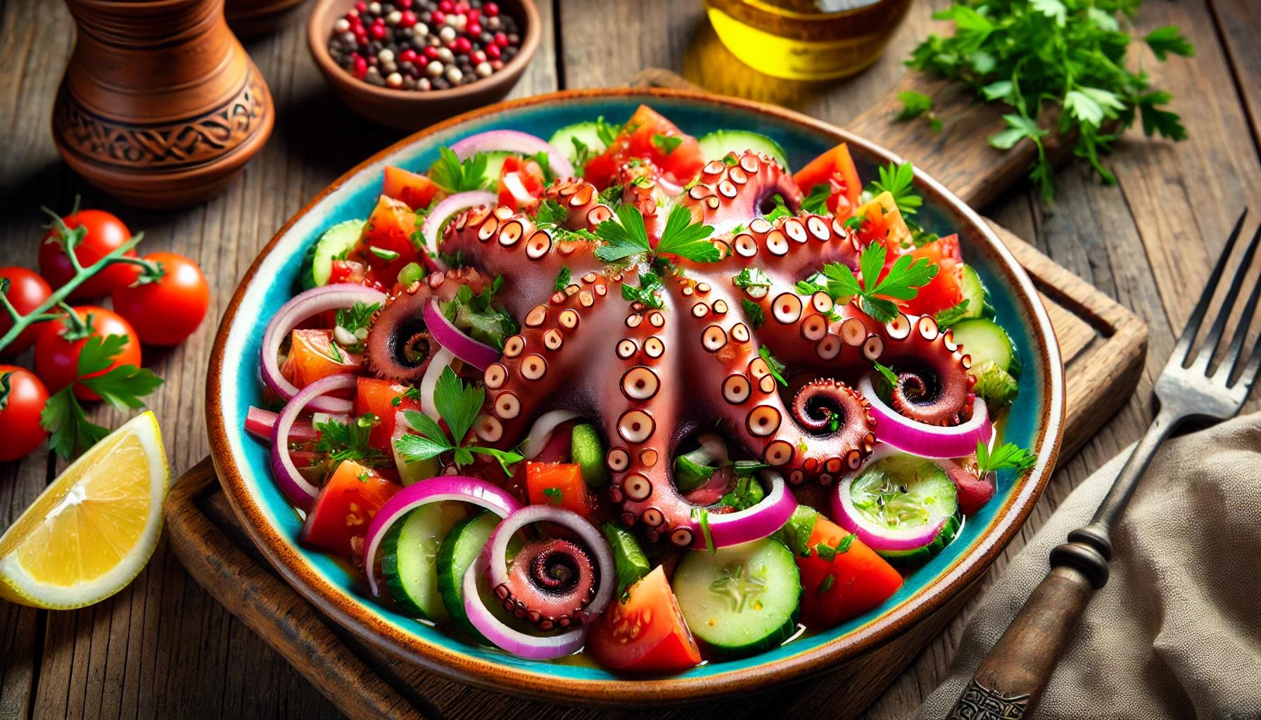 Ahtapot Salatası