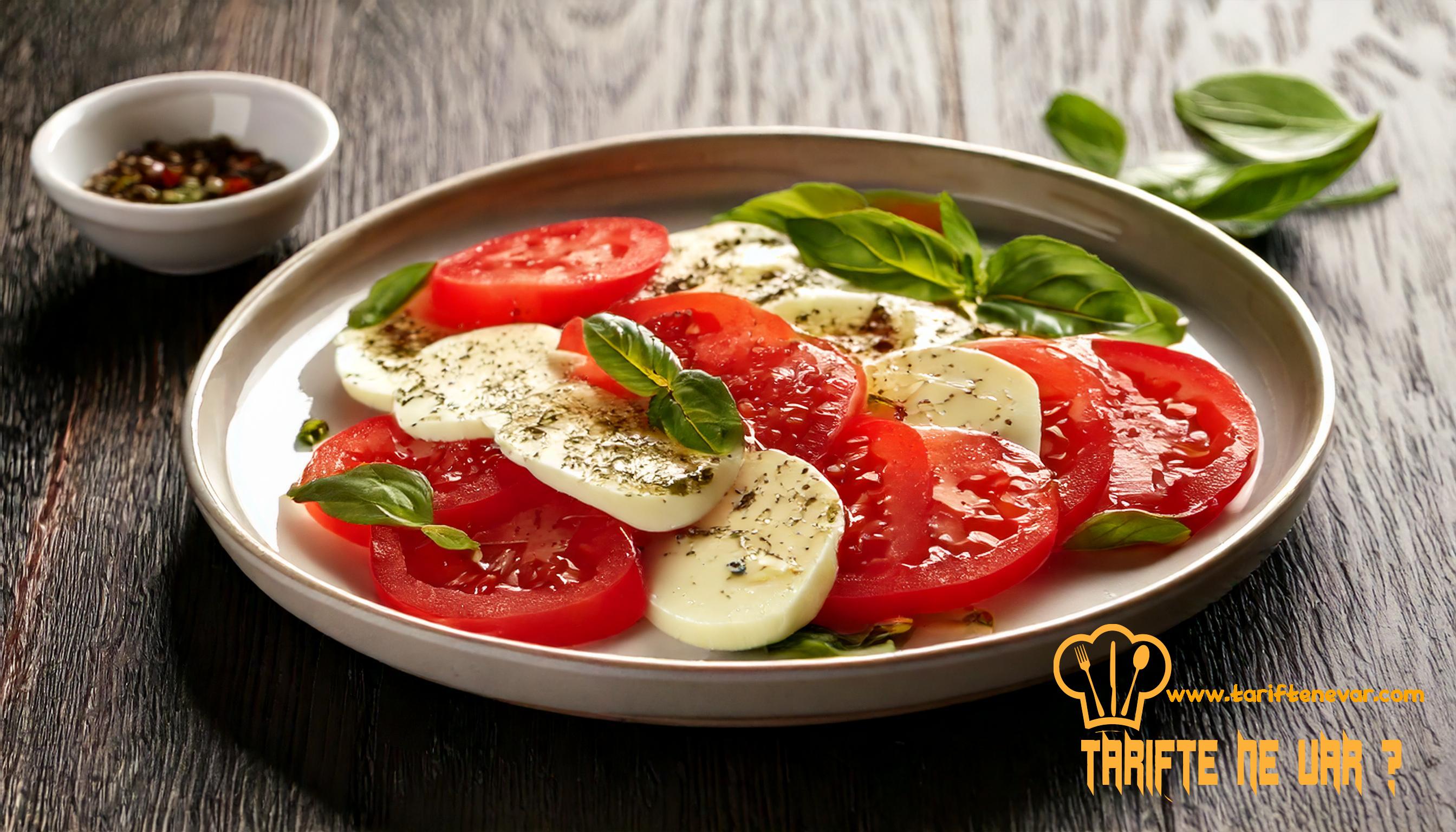 Balzamik Soslu Domates Mozzarella Tarifi