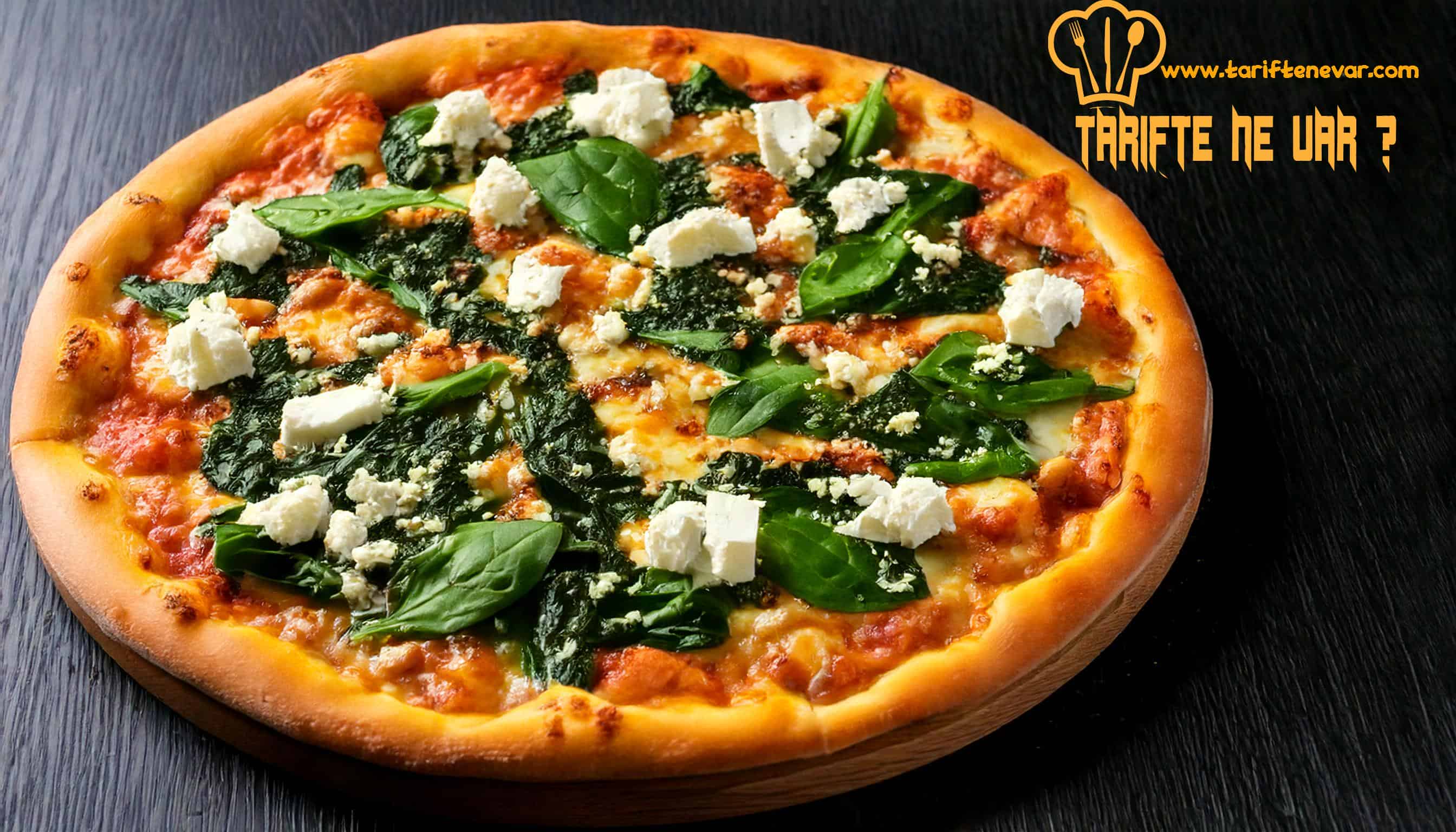 Ispanaklı ve Beyaz Peynirli Pizza Tarifi