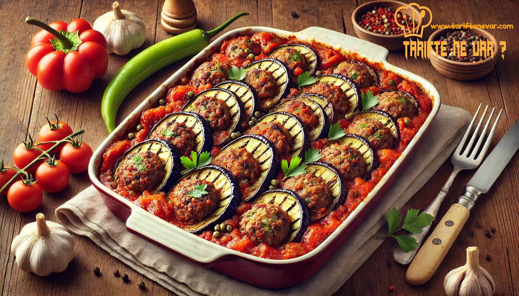 Köfteli Patlıcan Kebabı Tarifi