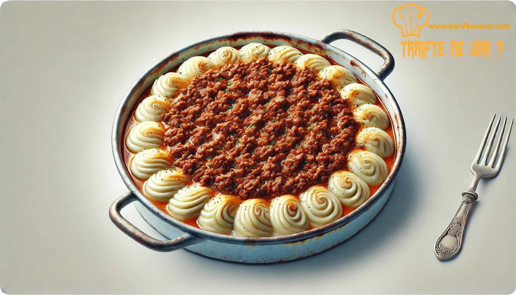 Püreli Tepsi Kebabı Tarifi