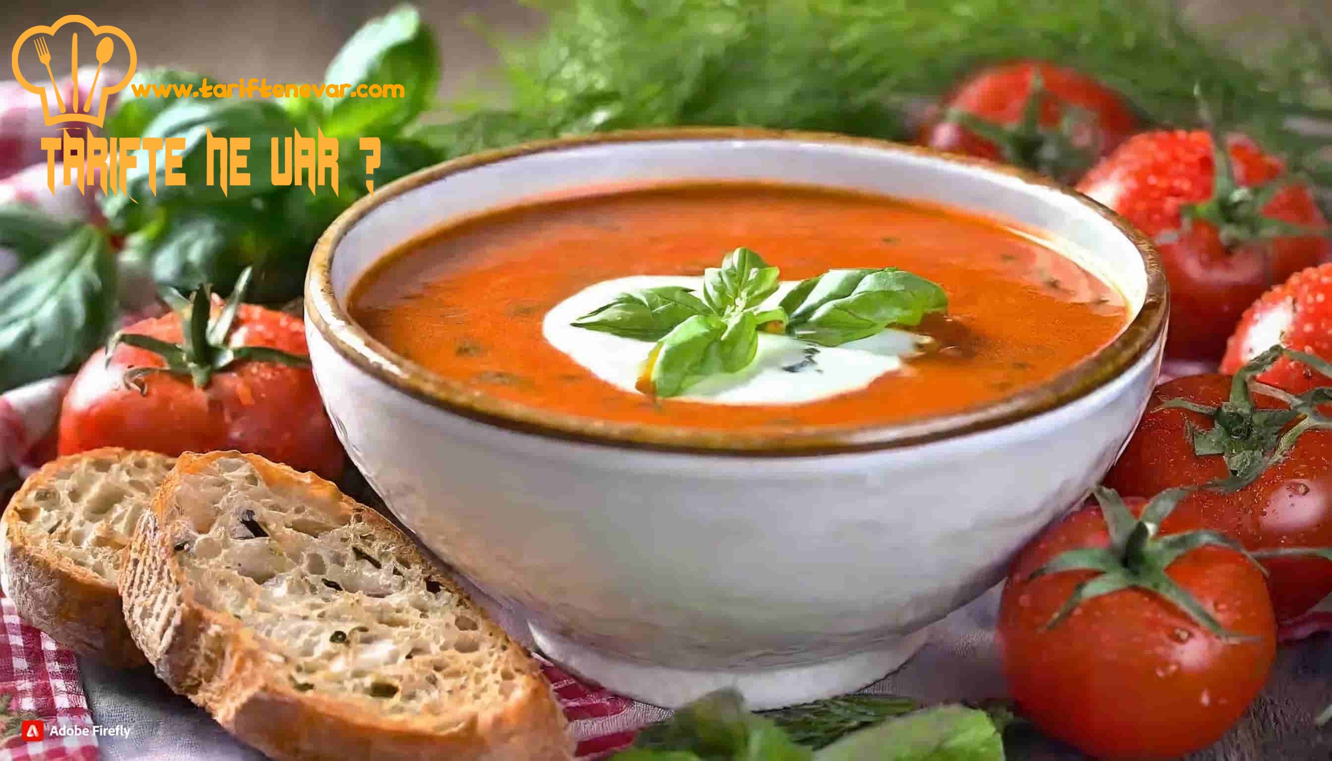 Sütlü Domates Çorbası Tarifi