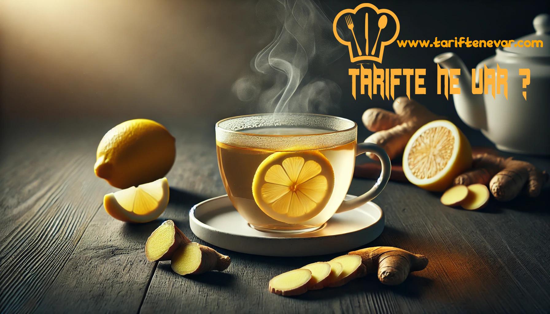 Zencefilli Limon Çayı Tarifi