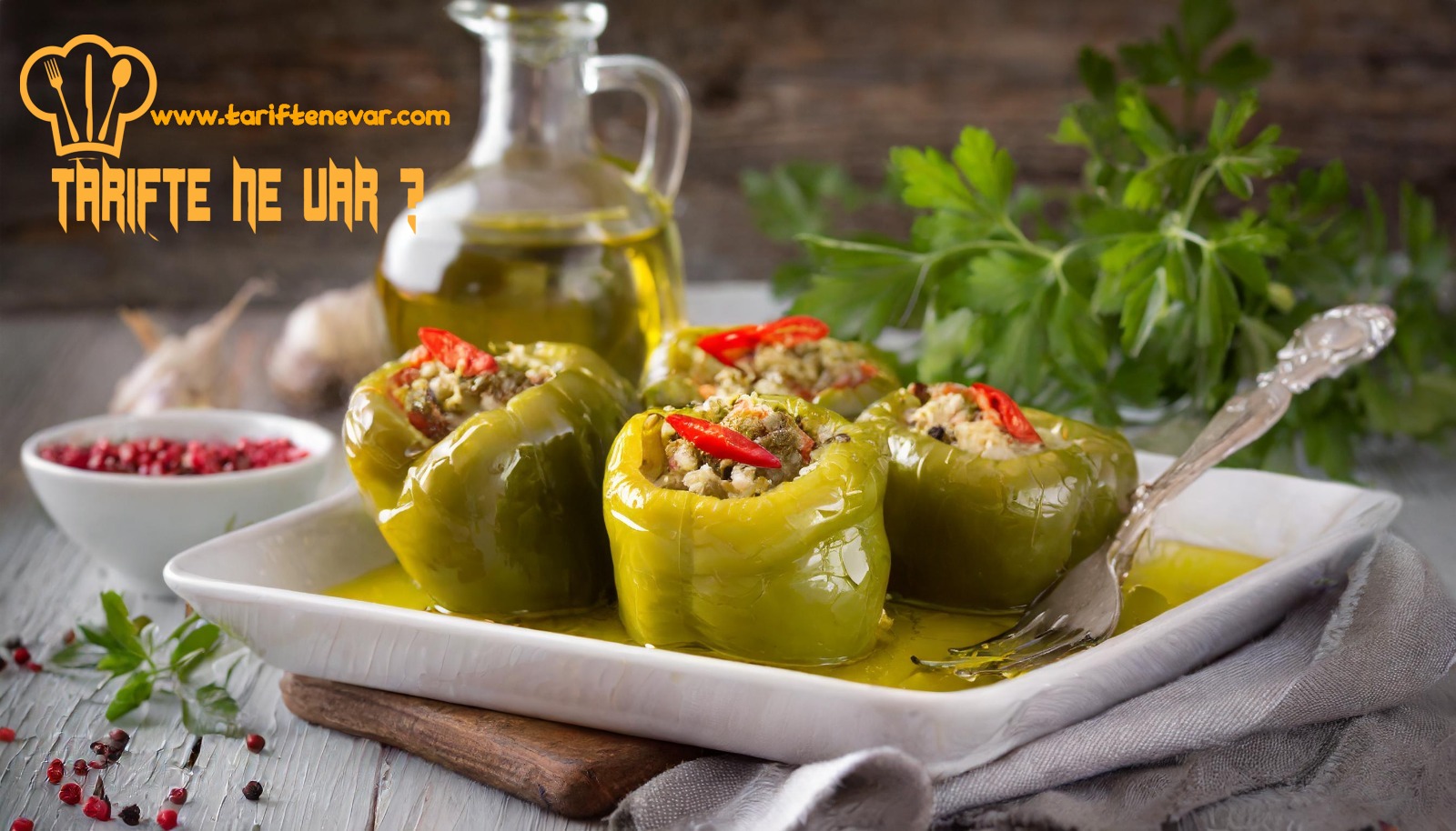 Zeytinyağlı Biber Dolması Tarifi