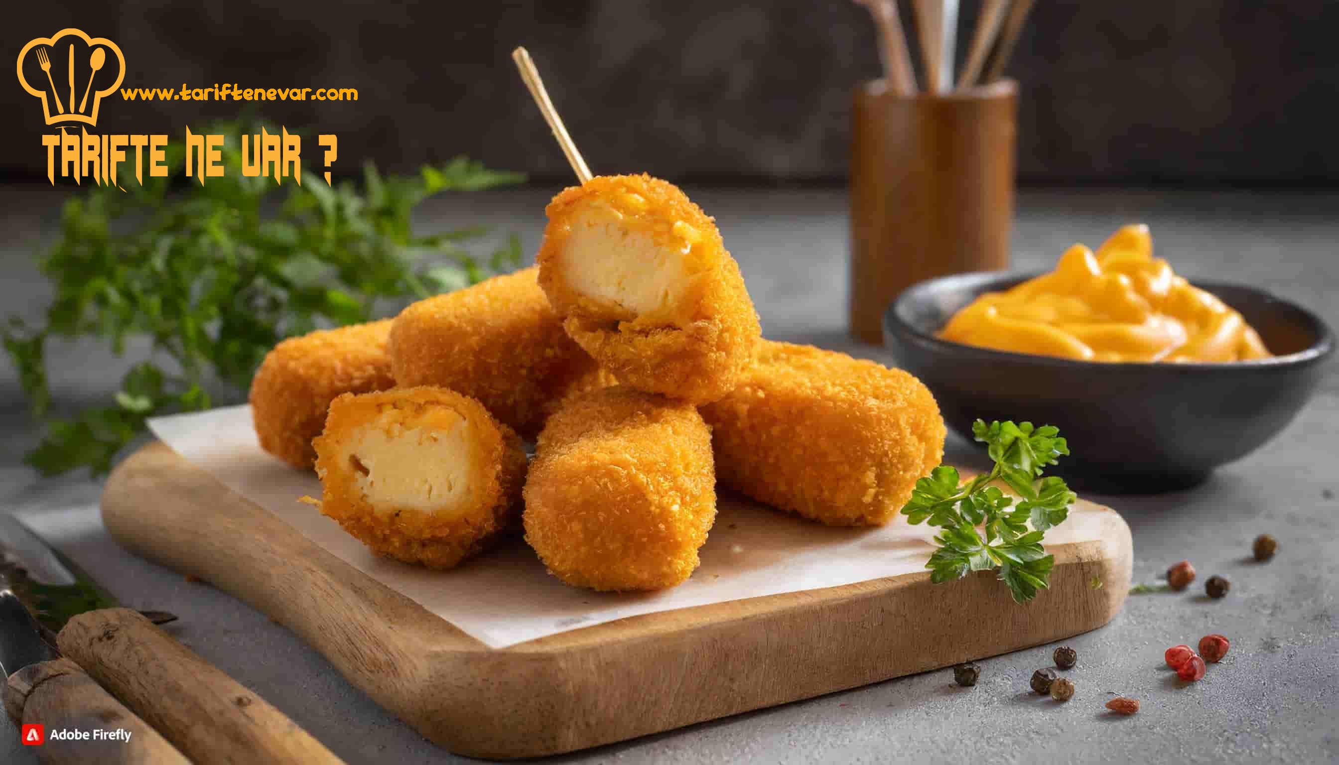Tavuklu Kaşar Peynirli Kroket Tarifi