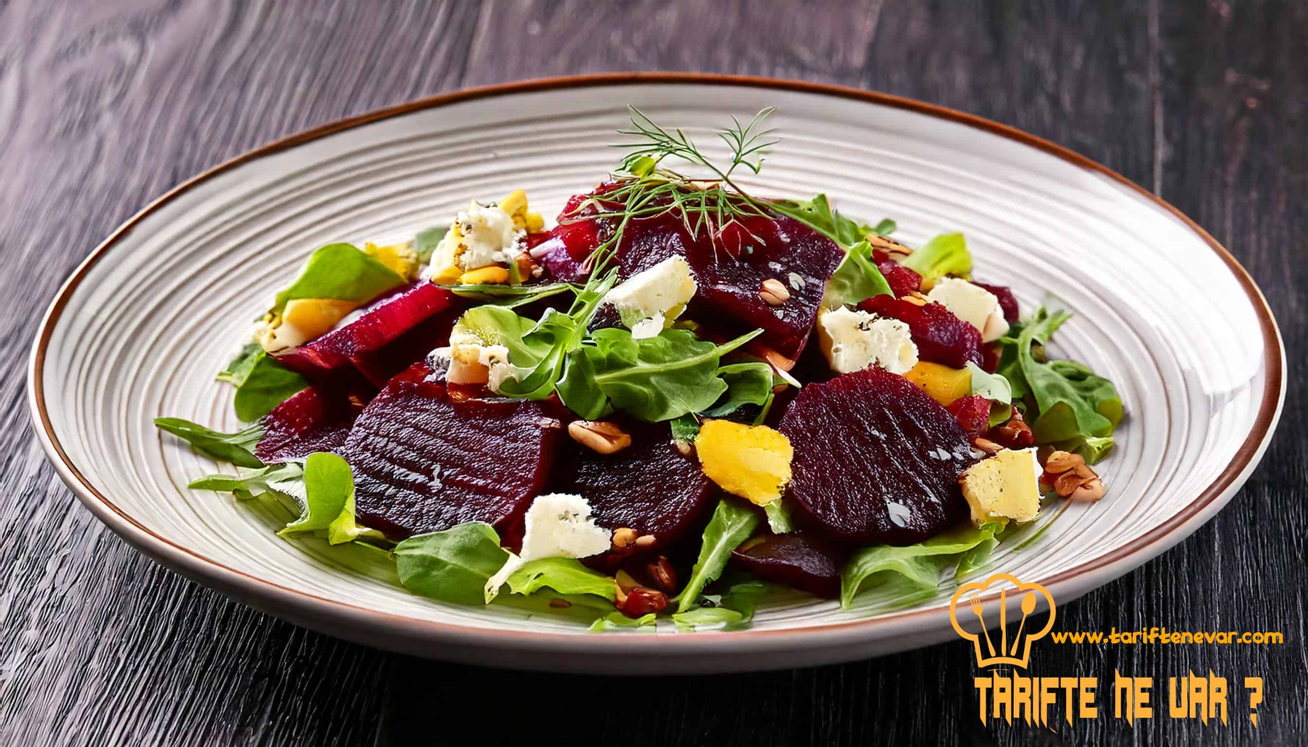 Pancarlı Keçi Peynirli Salata